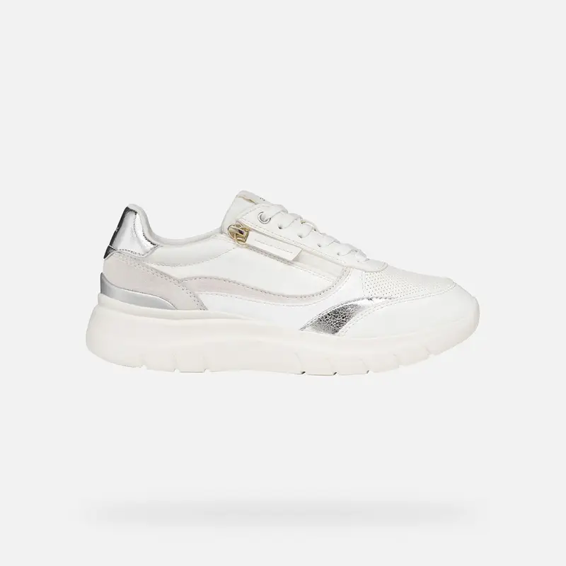 Scarpe Plummery Donna Bianco/argento