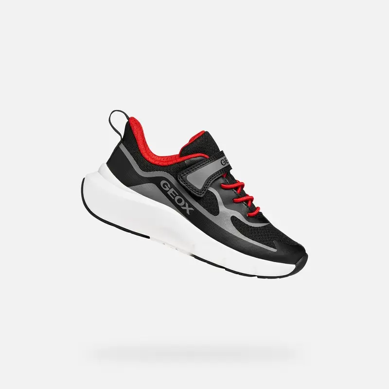 Scarpe Pro-ran Bambino Nero/rosso miniatura 2