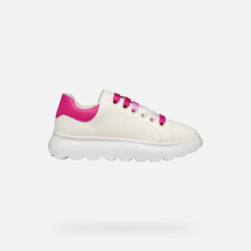 GEOX Scarpe Puffypop Bambina Bianco/fucsia Scuro