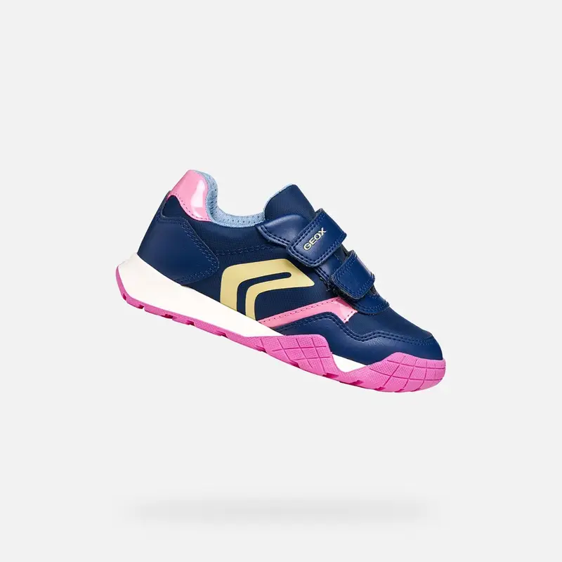 Scarpe Rann-e Bambina Royal Blu Scuro/rosa miniatura 2