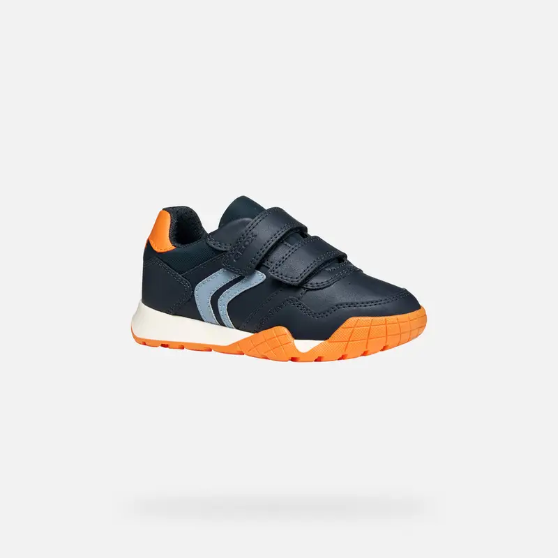 GEOX Scarpe Rann-e Bambino Blu Navy/arancione miniatura 2