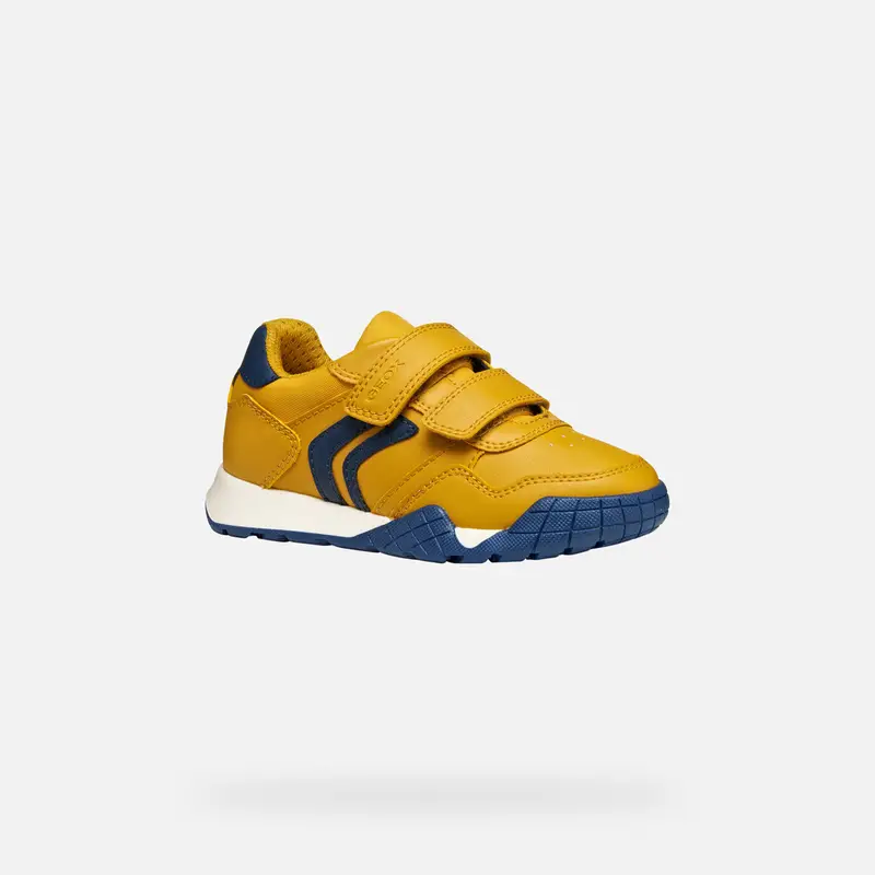 GEOX Scarpe Rann-e Bambino Giallo/blu Navy miniatura 2