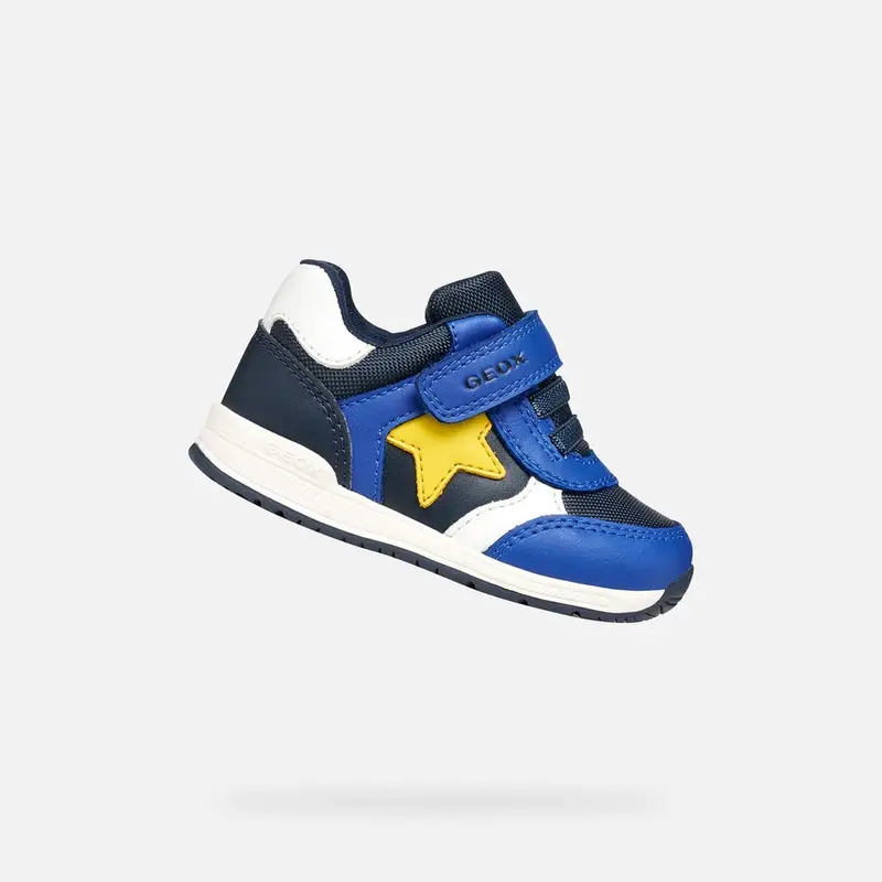 Scarpe Rishon Baby Blu Navy/giallo miniatura 2