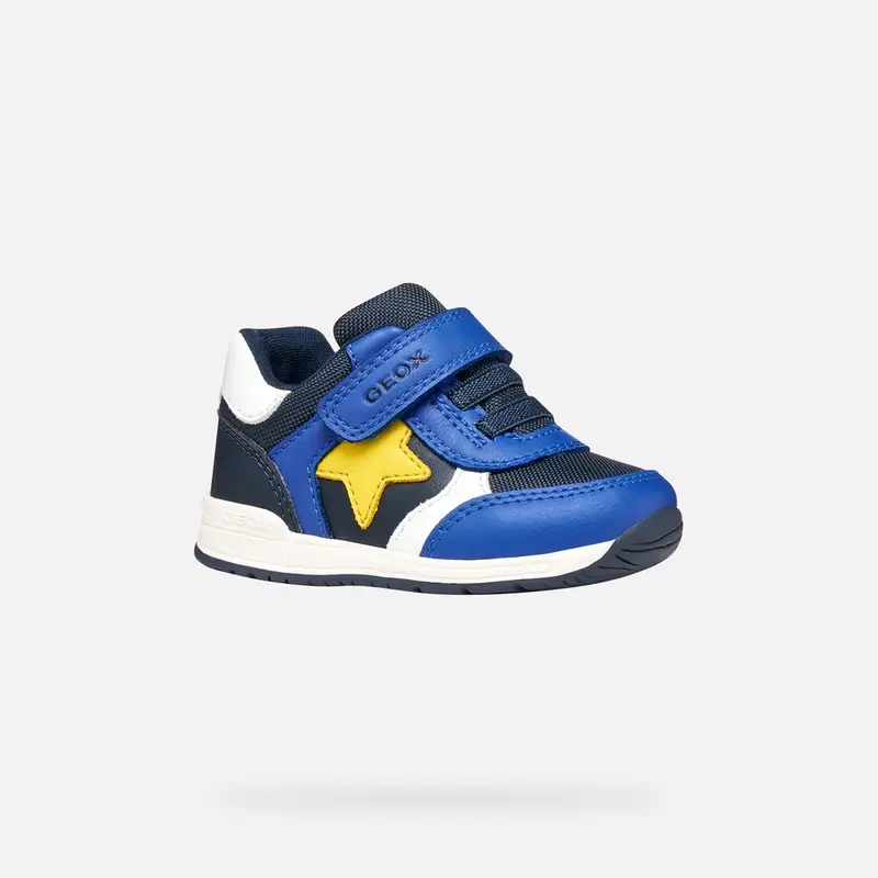 Scarpe Rishon Baby Blu Navy/giallo miniatura 3