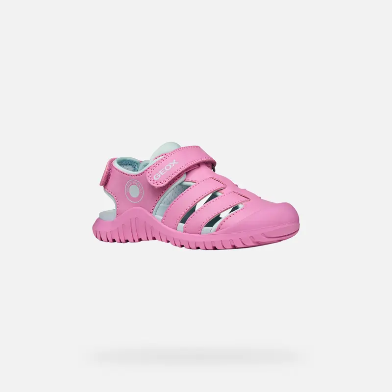 Scarpe S Fusbetto Pro Bambina Rosa Scuro/acqua miniatura 3