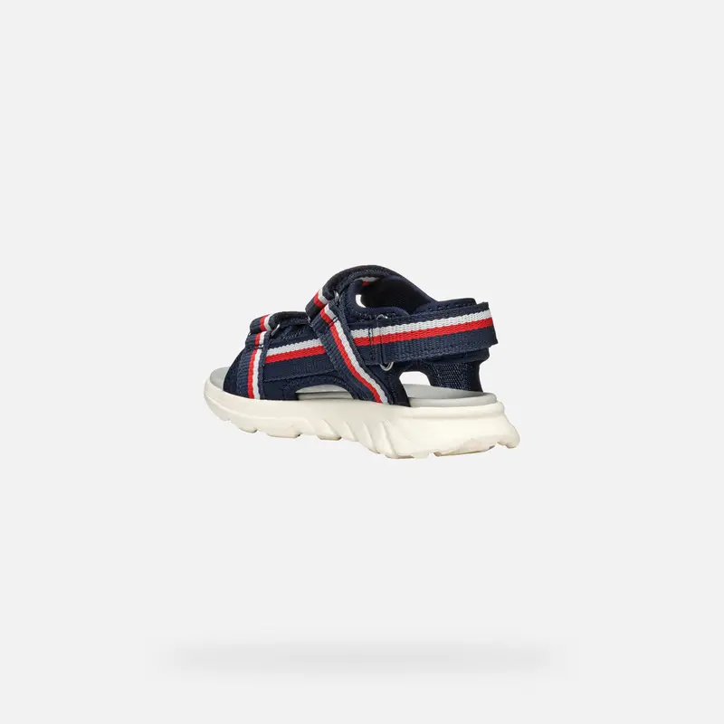 GEOX Scarpe Sandal Airadyum Bambino Blu Navy/rosso miniatura 3