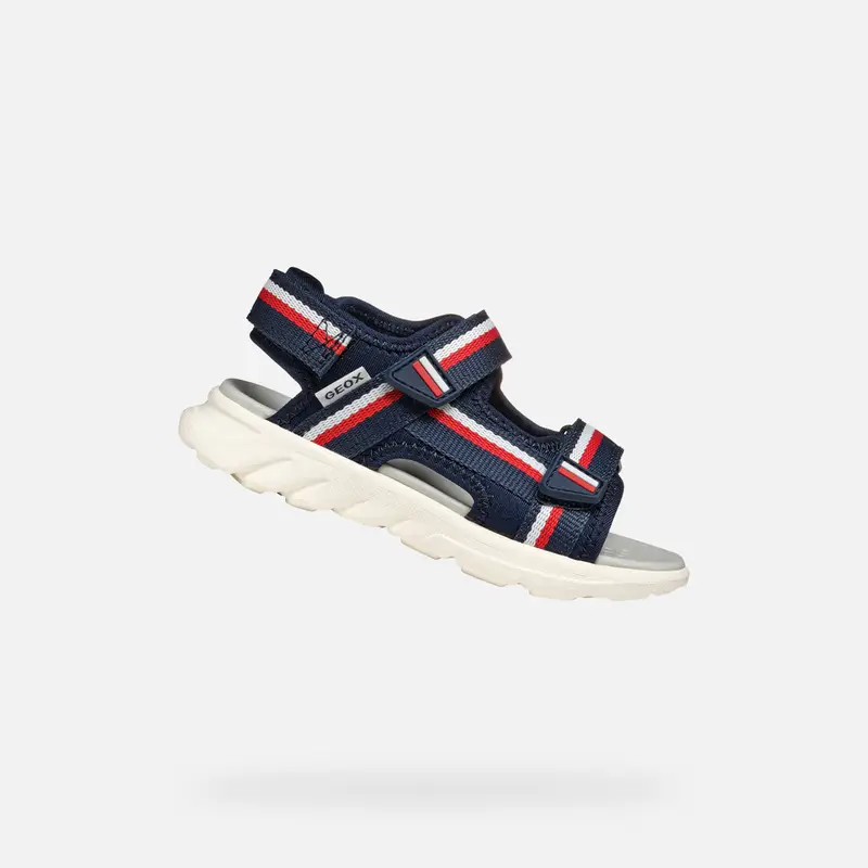 Scarpe Sandal Airadyum Bambino Blu Navy/rosso miniatura 2