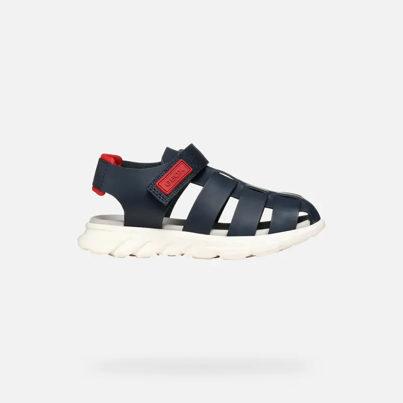GEOX Scarpe Sandal Airadyum Bambino Blu Navy/rosso