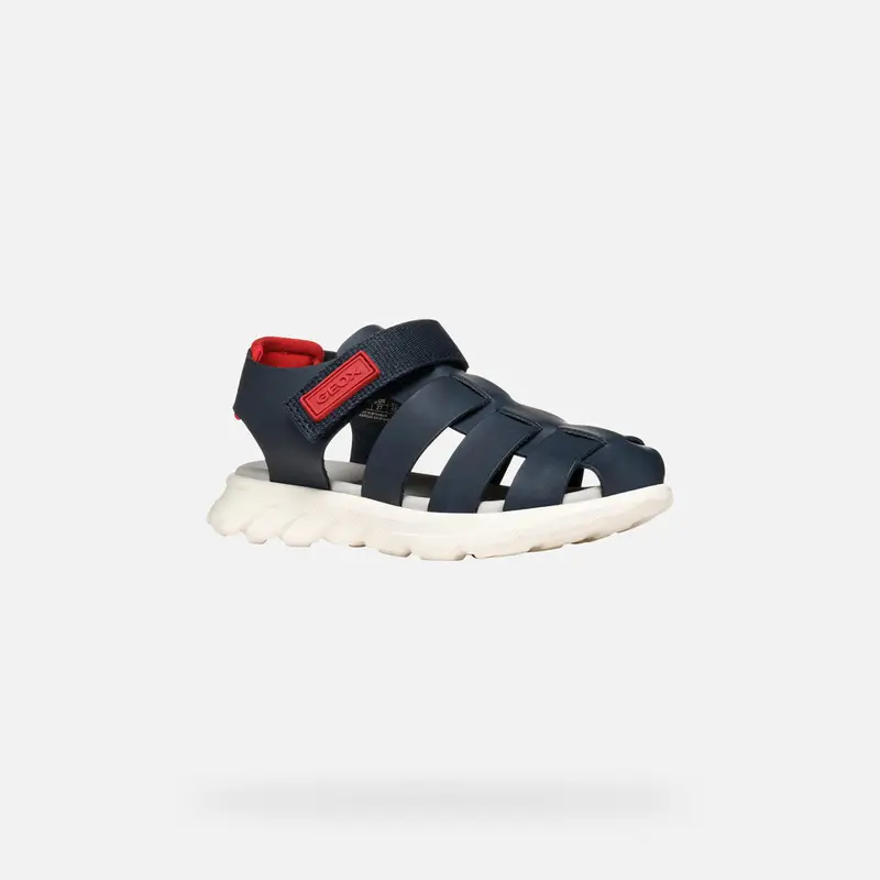 GEOX Scarpe Sandal Airadyum Bambino Blu Navy/rosso miniatura 2