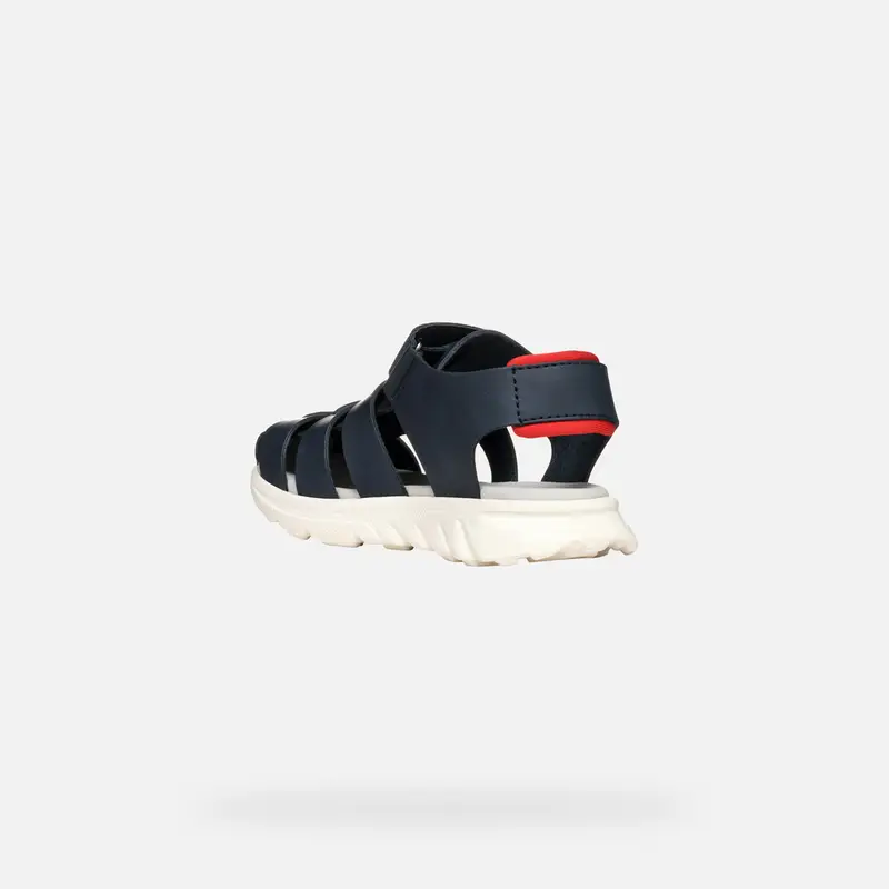 GEOX Scarpe Sandal Airadyum Bambino Blu Navy/rosso miniatura 3