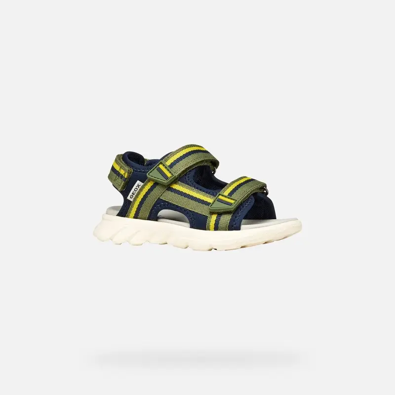 Scarpe Sandal Airadyum Bambino Verde Militare/blu Navy miniatura 3