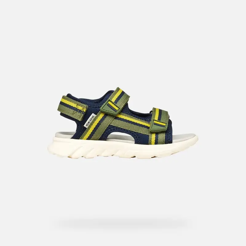 Scarpe Sandal Airadyum Bambino Verde Militare/blu Navy