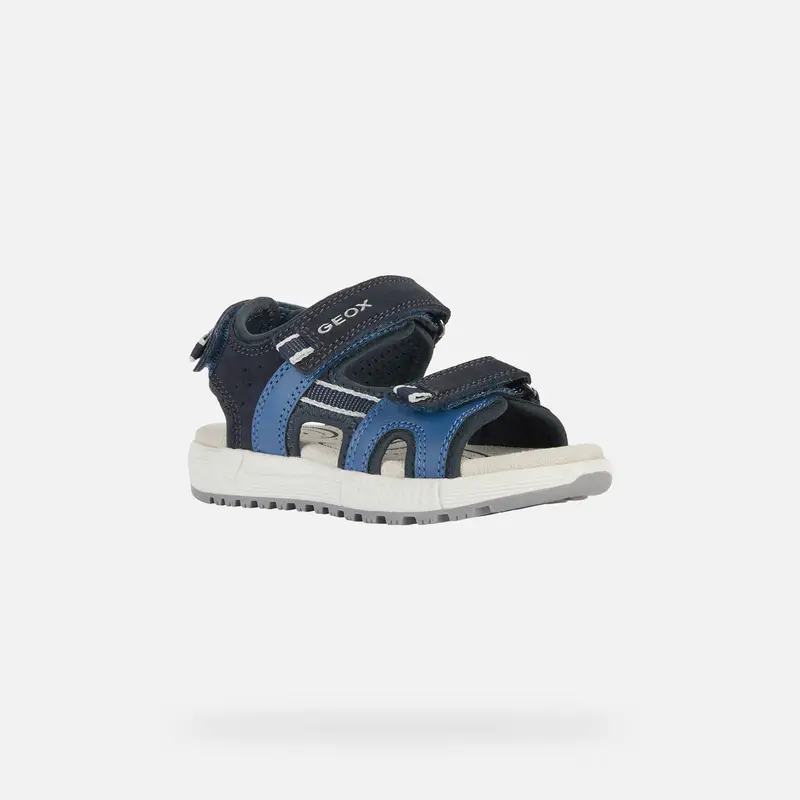 Scarpe Sandal Alben Bambino Blu Navy/blu Scuro miniatura 3