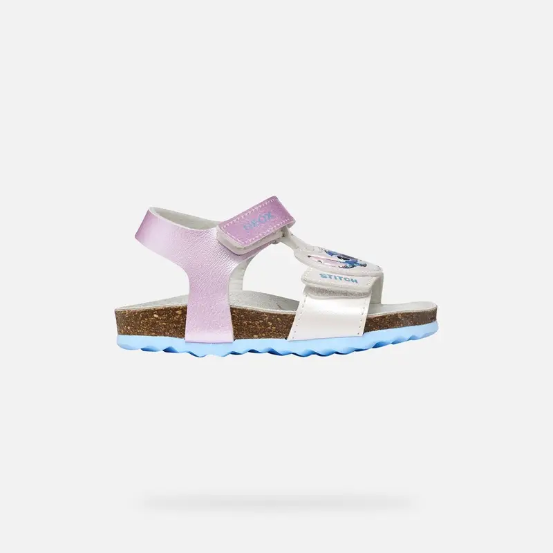 Scarpe Sandal Chalki Bimba Argento/azzurro