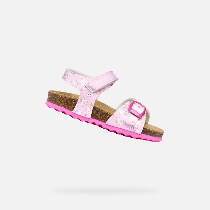 Scarpe Sandal Chalki Bimba Rosa/multicolore miniatura 2