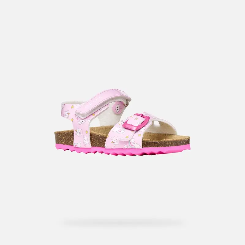 Scarpe Sandal Chalki Bimba Rosa/multicolore miniatura 3