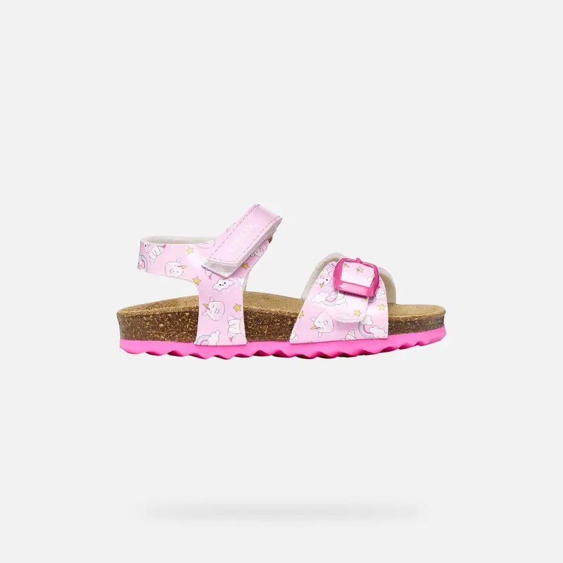 Scarpe Sandal Chalki Bimba Rosa/multicolore