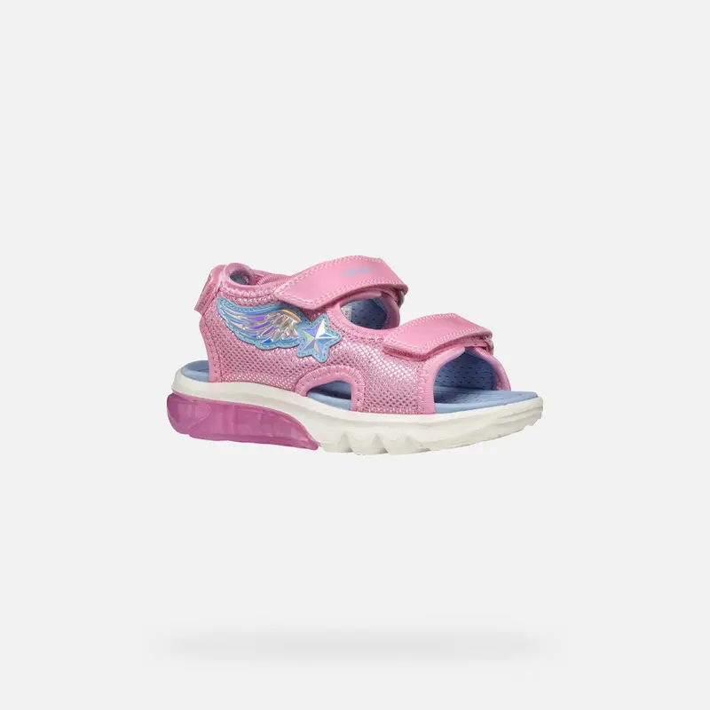 GEOX Scarpe Sandal Ciberdron Bambina Rosa/azzurro Chiaro miniatura 2