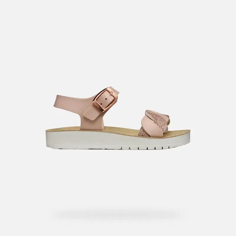 Scarpe Sandal Costarei Bambina Rosa Chiaro