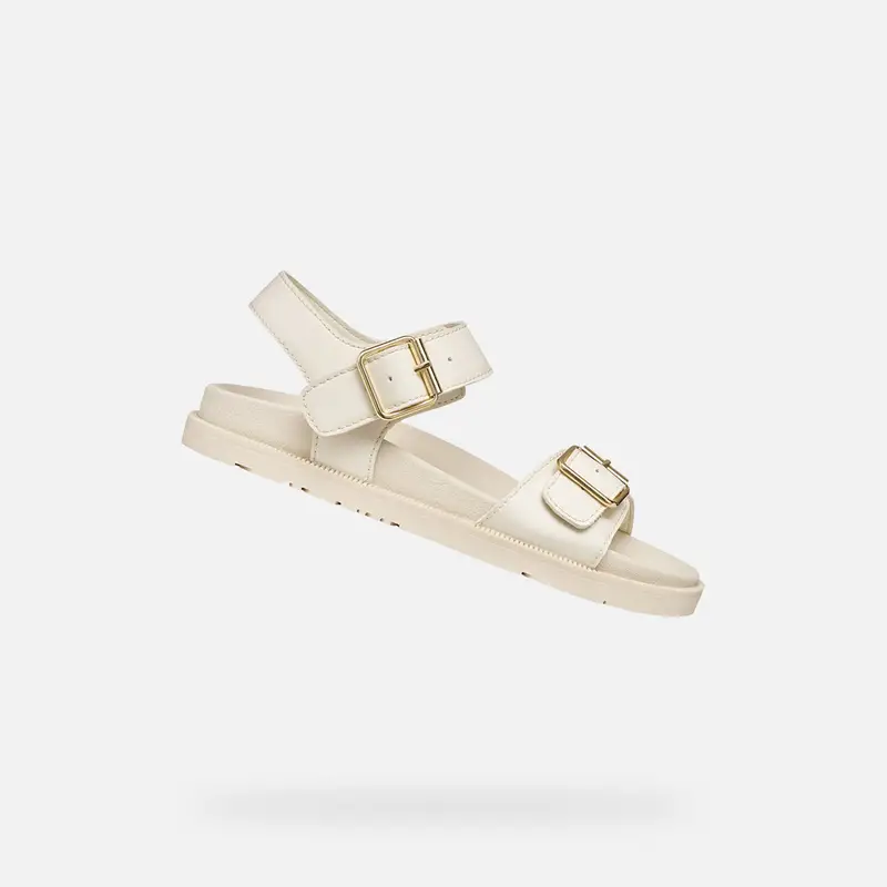 Scarpe Sandal Foammentera Bambina Avorio Chiaro miniatura 2