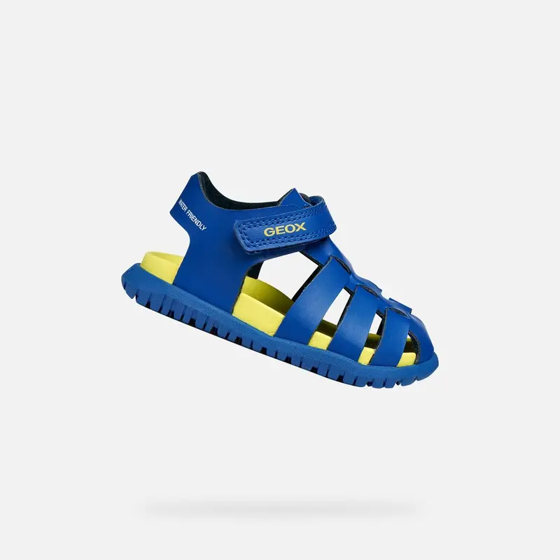 Scarpe Sandal Fusbetto Baby Royal Blu/lime miniatura 2