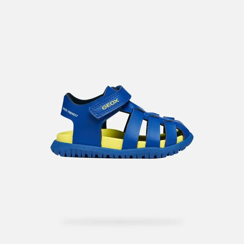 Scarpe Sandal Fusbetto Baby Royal Blu/lime