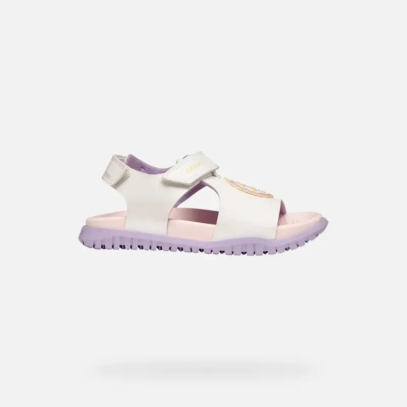 Scarpe Sandal Fusbetto Bambina Bianco/lilla