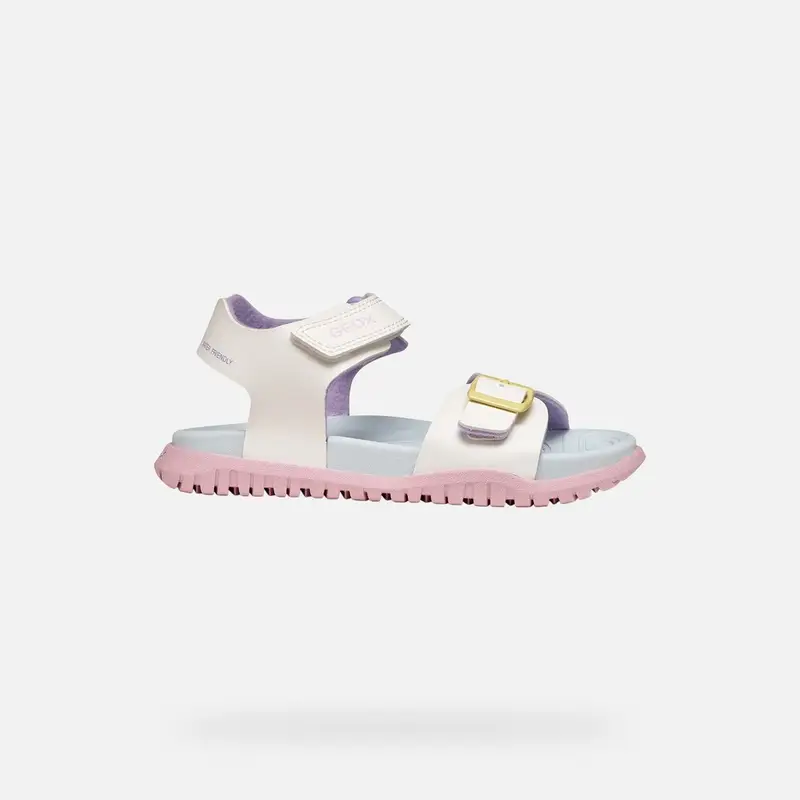 Scarpe Sandal Fusbetto Junior Bianco/multicolore