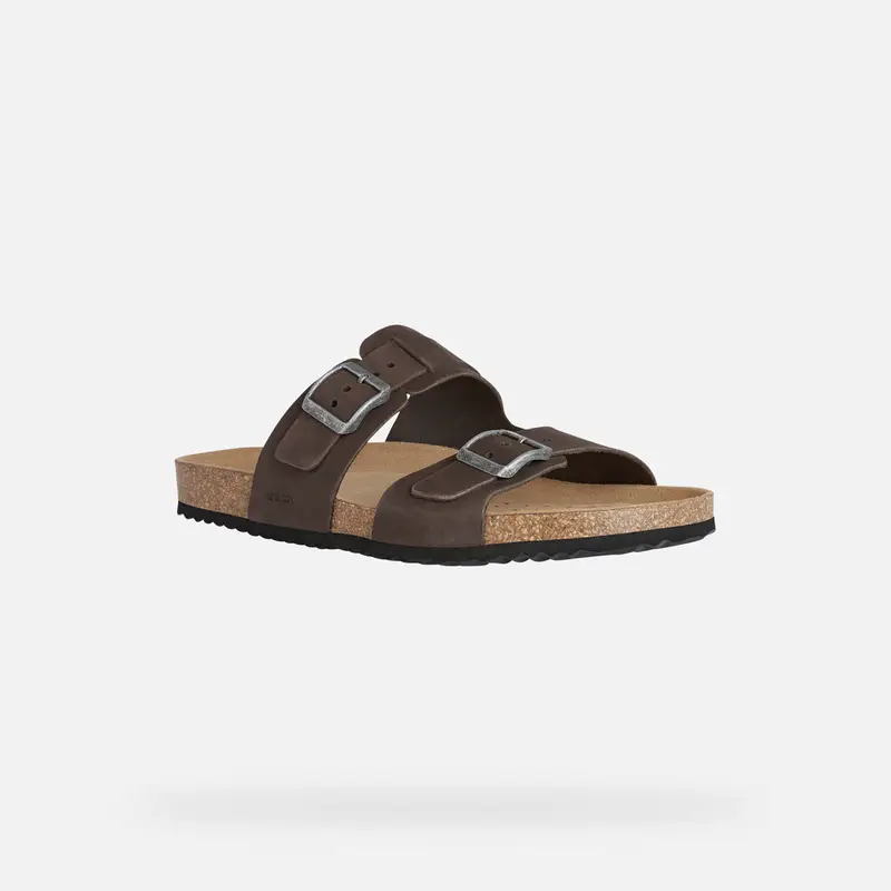 GEOX Scarpe Sandal Ghita Uomo Testa Di Moro miniatura 2