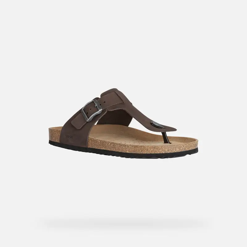 GEOX Scarpe Sandal Ghita Uomo Testa Di Moro miniatura 2
