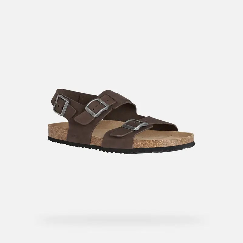 GEOX Scarpe Sandal Ghita Uomo Testa Di Moro miniatura 2
