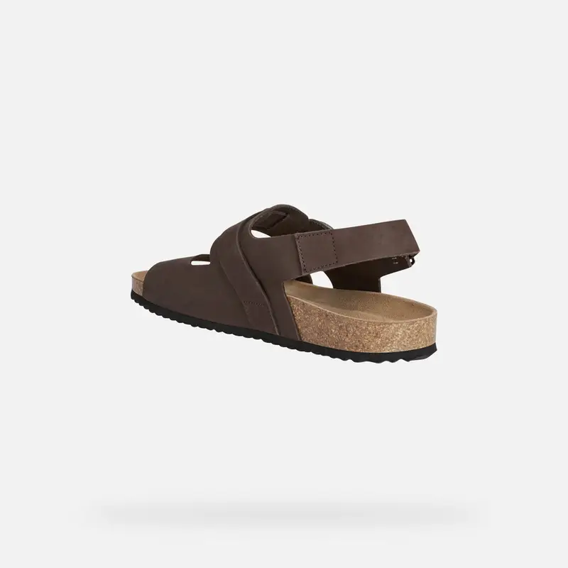 GEOX Scarpe Sandal Ghita Uomo Testa Di Moro miniatura 3