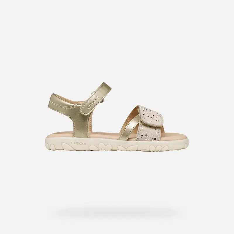 Scarpe Sandal Haiti Bambina Oro Chiaro