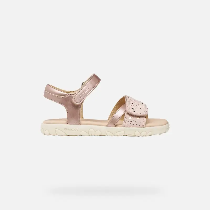 Scarpe Sandal Haiti Bambina Rosa Chiaro