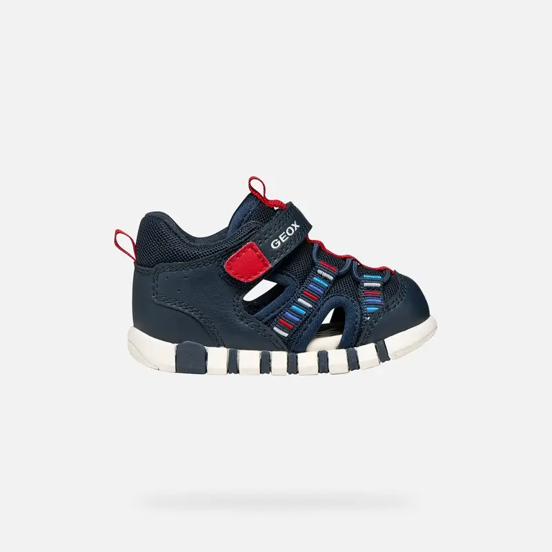 Scarpe Sandal Iupidoo Neonato Blu Navy/rosso