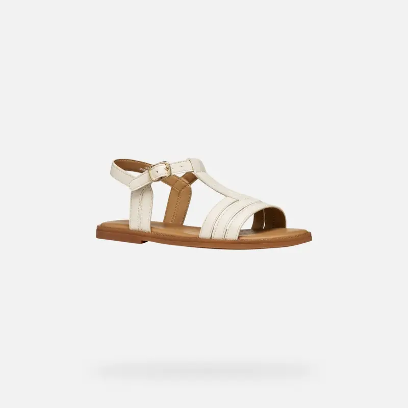Scarpe Sandal Karly Bambina Avorio Chiaro miniatura 3