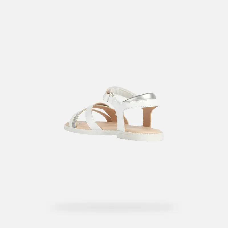 GEOX Scarpe Sandal Karly Bambina Bianco miniatura 3