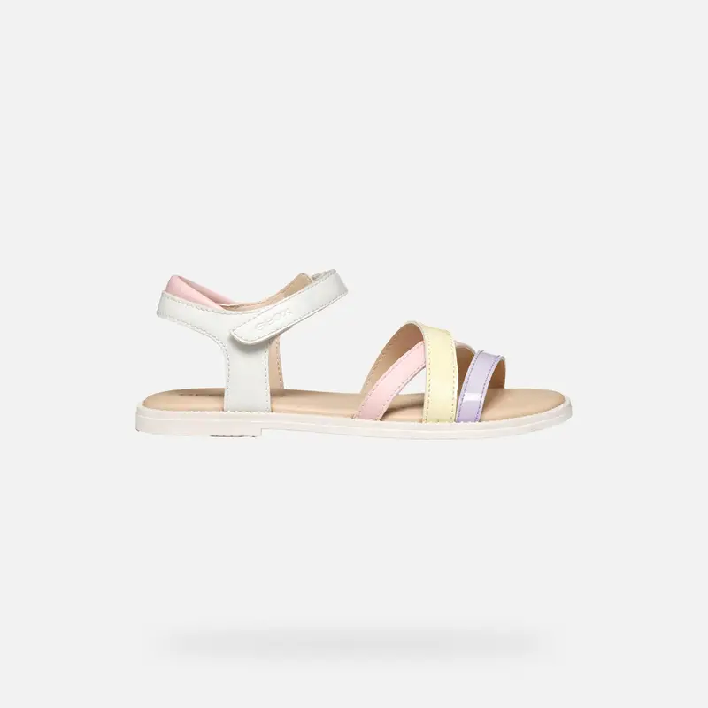 Scarpe Sandal Karly Bambina Bianco/lilla