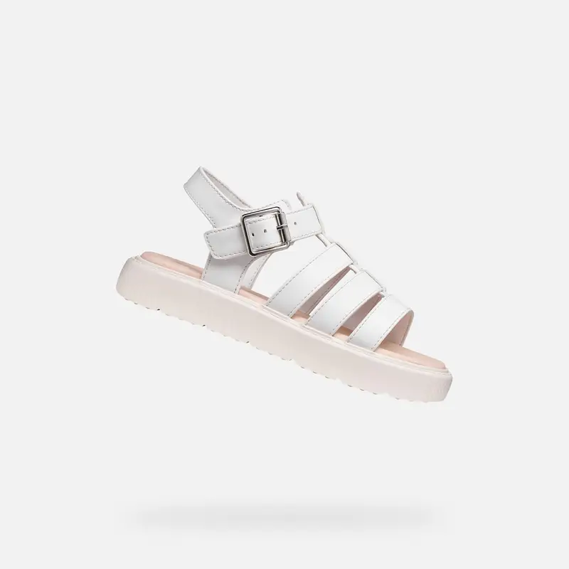 Scarpe Sandal Kodette Bambina Bianco miniatura 2