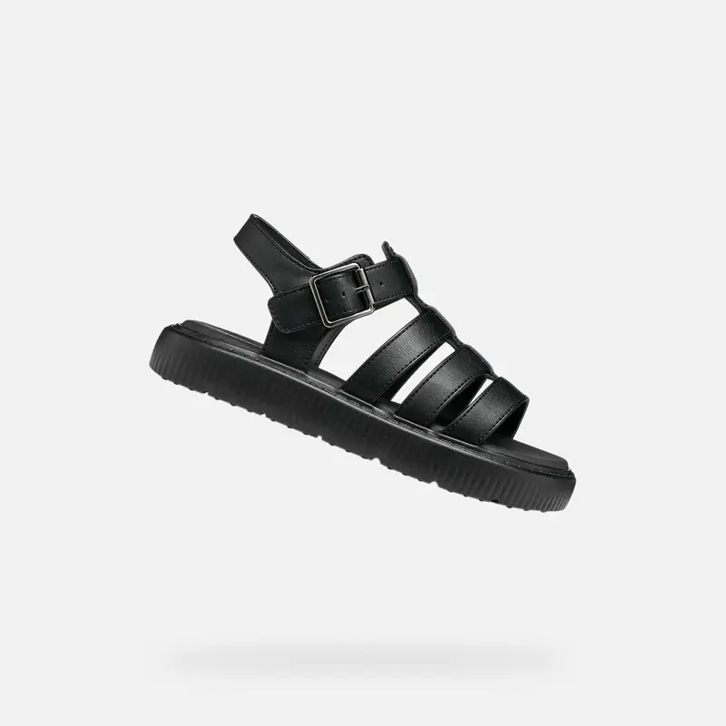 Scarpe Sandal Kodette Bambina Nero miniatura 2
