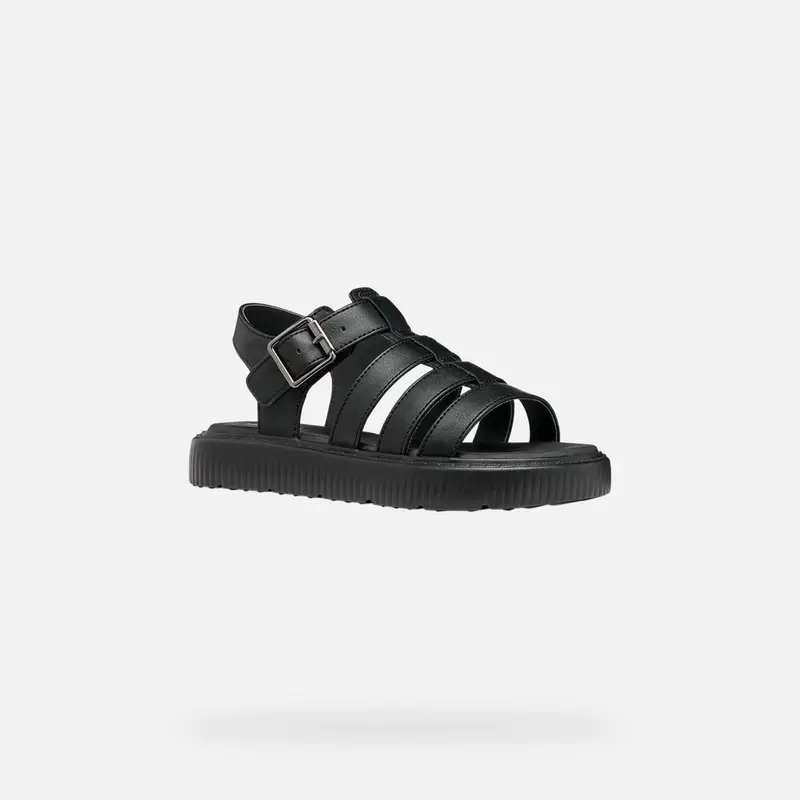 Scarpe Sandal Kodette Bambina Nero miniatura 3