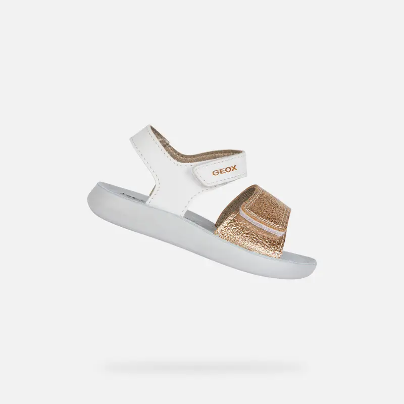 Scarpe Sandal Lightfloppy Bimba Bianco/oro miniatura 2