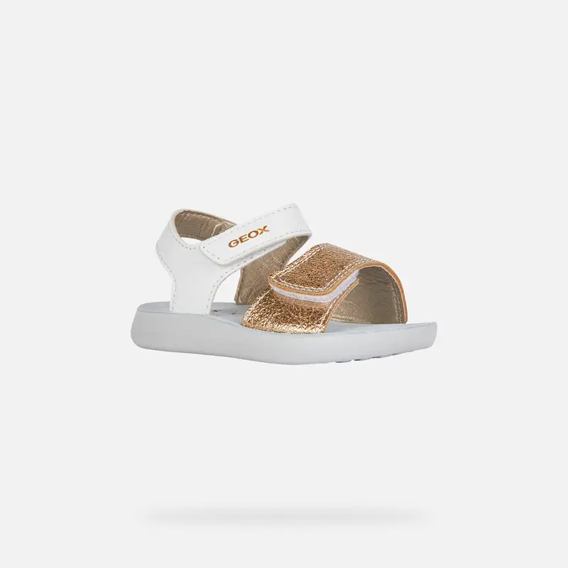 Scarpe Sandal Lightfloppy Bimba Bianco/oro miniatura 3
