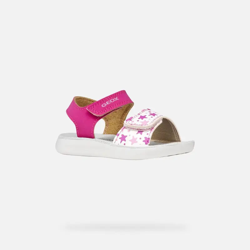 Scarpe Sandal Lightfloppy Bimba Fucsia/bianco miniatura 3