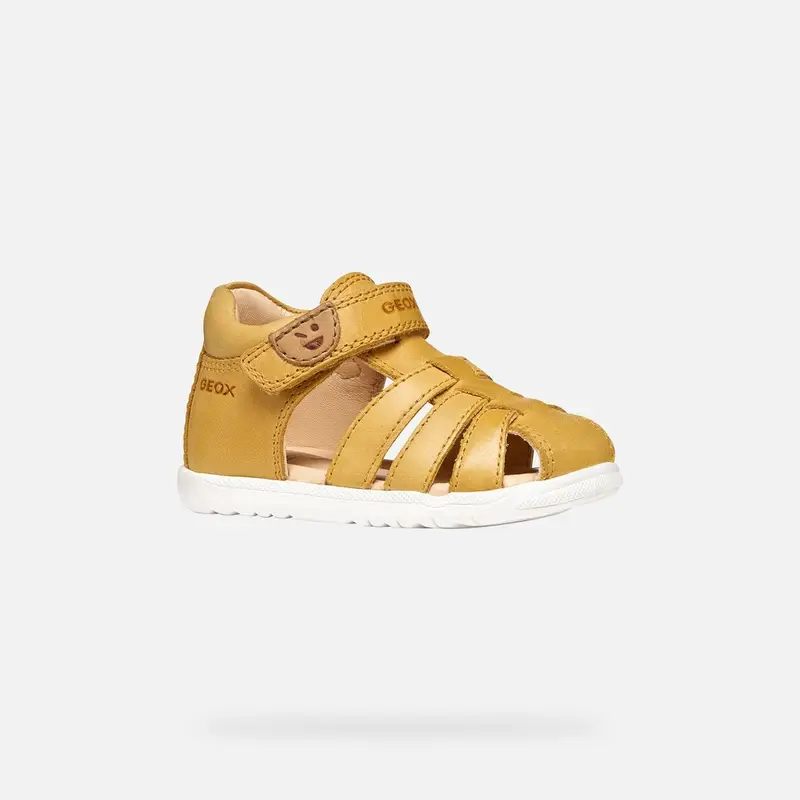 Scarpe Sandal Macchia Neonato Ocra miniatura 3