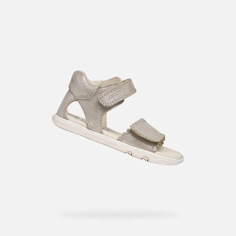 Scarpe Sandal Steppieup Bimba Beige miniatura 2