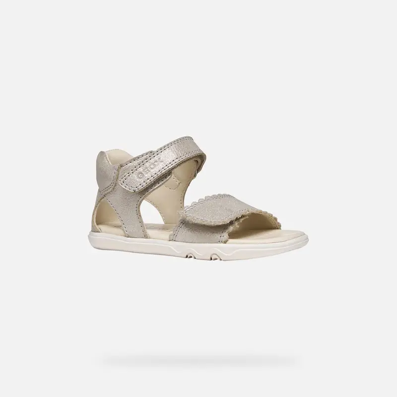 Scarpe Sandal Steppieup Bimba Beige miniatura 3