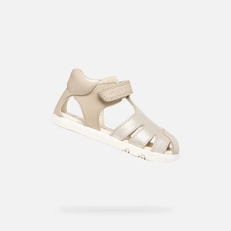 Scarpe Sandal Steppieup Bimba Beige miniatura 2