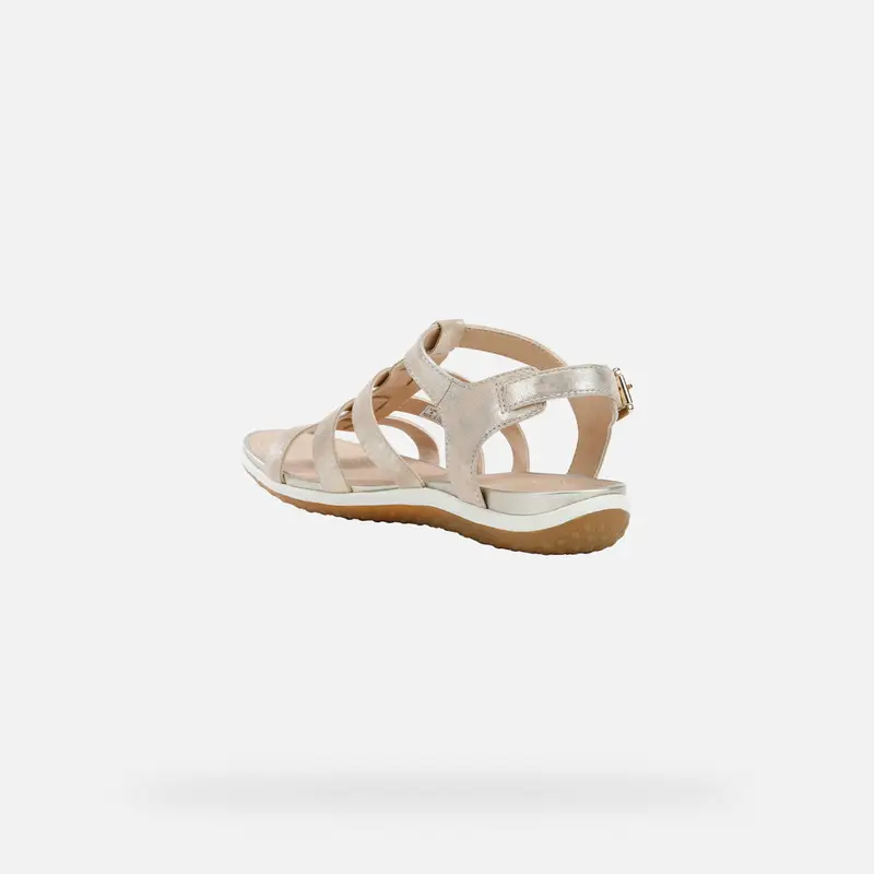 GEOX Scarpe Sandal Vega Donna Beige miniatura 3