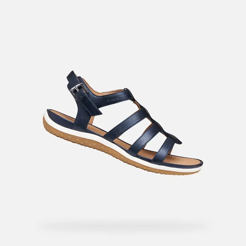 Scarpe Sandal Vega Donna Denim Scuro miniatura 2
